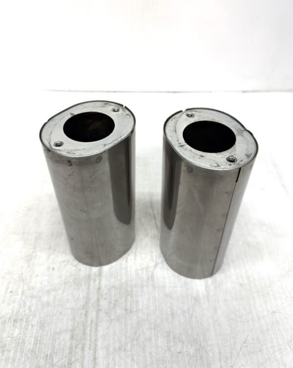 CH342 (1) Harley Upper Fork Slider Covers 6" for 1949-84 FL, 86-17 FLS, 80-13 Touring