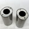 CH342 (2) Harley Upper Fork Slider Covers 6" for 1949-84 FL, 86-17 FLS, 80-13 Touring