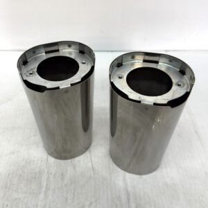 CH343 (1) Harley Chrome Upper Fork Slider Covers 6" for 2014-later Touring