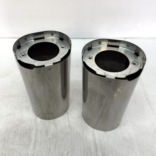 Harley Chrome Upper Fork Slider Covers 6″ for 2014-later Touring