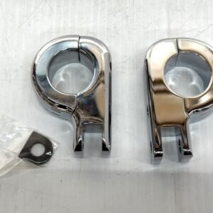 Drag Specialties 1-1/4? 2PC Foot Peg Clamps  1611-2123 for Harley