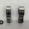 CH357 (3) Drag Specialties 1-1/4? 2PC Foot Peg Clamps 1611-2123 for Harley