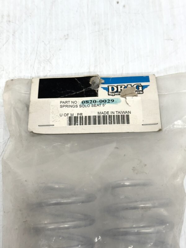 CH358 (3) Drag Specialties Springs Solo Seat 5" 0820-0029 for Harley