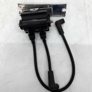 CH362 (1) Harley Ignition Coil 12 Volt with Plug Wires Bracet for 1965-84 Panhead Shovelhead
