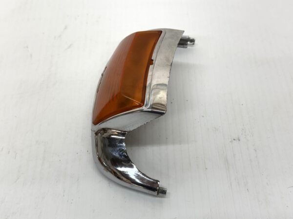 CH369 (3) Harley Chrome Front Fender Tip Light Amber PM-1735