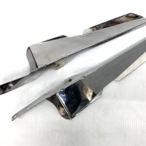 CH380 (1) Chrome Fork Mounted Wind Deflectors Left and Right for 1986-2013 Heritage Softail