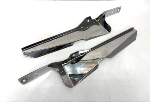 Chrome Fork Mounted Wind Deflectors Left and Right for 1986-2013 Heritage Softail