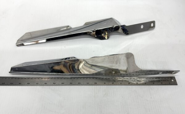 Chrome Fork Mounted Wind Deflectors Left and Right for 1986-2013 Heritage Softail