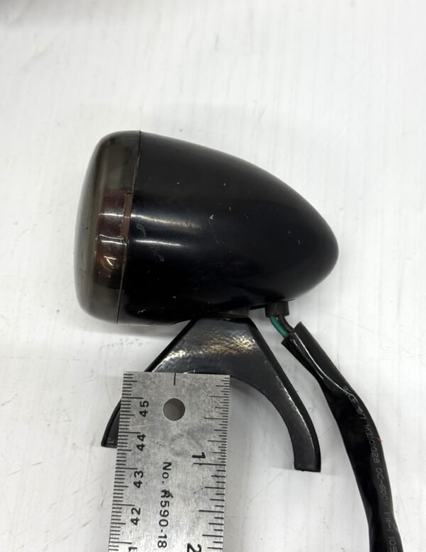 CH401 (7) Harley Front Fork Turn Signals Black Smoked Lenses
