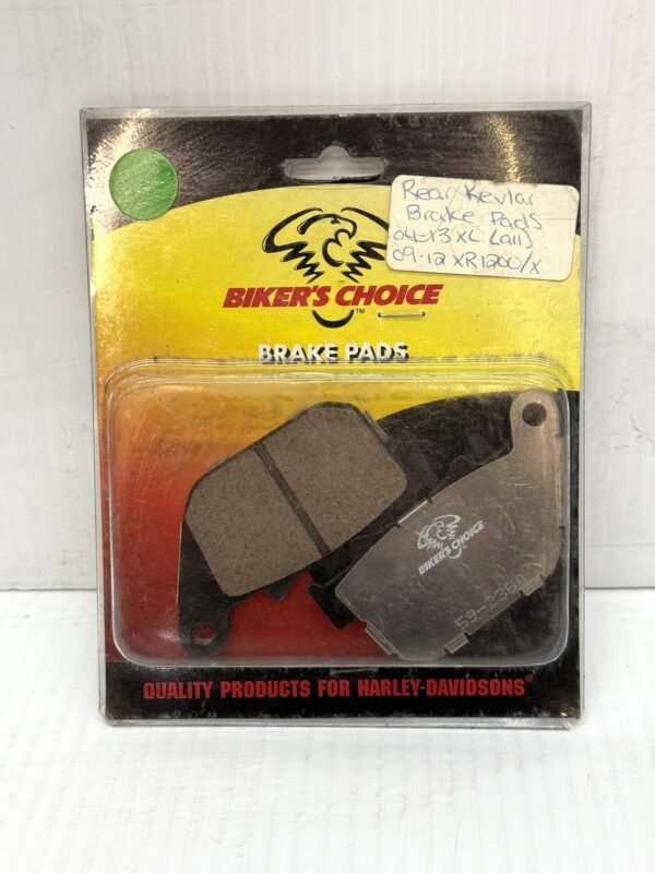 Biker's Choice Rear Kevlar Brake Pads 59-2360 for Harley 2004-2013 Sportster 2009-2012 XR