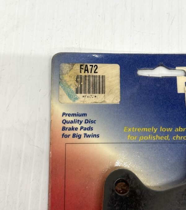 CH408 (2) EBC Front Organic Brake Pads FA72 for Harley 1978-83 FX