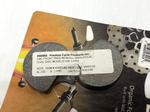 EBC Front Brake Pads FA94 for Harley 1984-99 All Single/Dual Disc Models Use 2-PRS