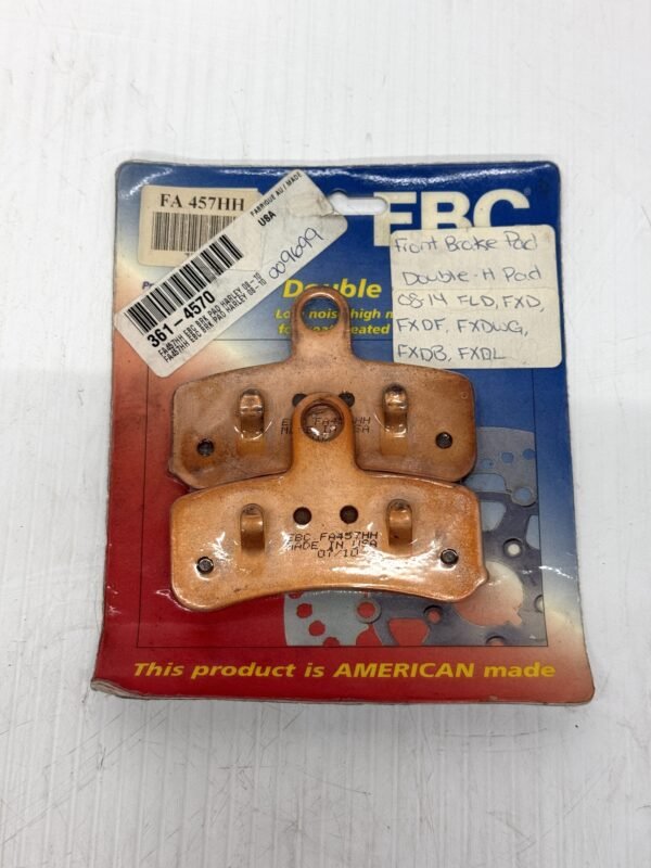 EBC Double-H Sintered Front Brake Pads FA457HH for 2008-17 Dyna 2008-2014 Softail
