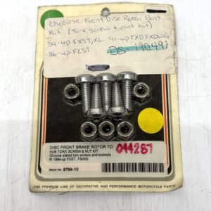 CH416 (1) Colony DS-190491 Brake Front Rotor Hardware Kit for 1984-Up Harley FXST, FXWG 8794-10