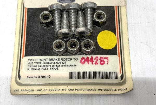 CH416 (2) Colony DS-190491 Brake Front Rotor Hardware Kit for 1984-Up Harley FXST, FXWG 8794-10