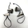 CH422 (1) OEM Harley Chrome Turn Signals Smoke Lenses with Base Mount Set 2015-later Touring Road Glide