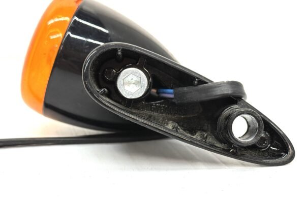OEM Harley Black Turn Signals Amber Lenses with Base Mount Set 2015-later Touring Road Glide