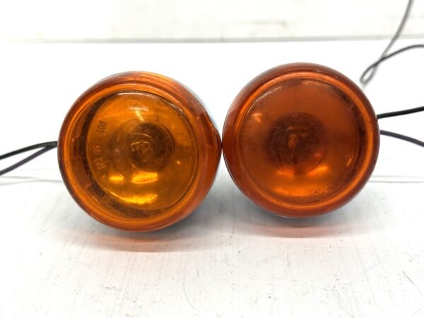 OEM Harley Rear Turn Signals Chrome Amber Lenses