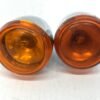 OEM Harley Rear Turn Signals Chrome Amber Lenses