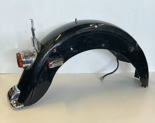 Harley Davidson Shovelhead FL Black Fender Liscence Plate Bracket