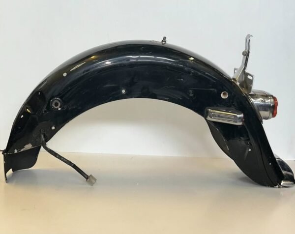 Harley Davidson Shovelhead FL Black Fender Liscence Plate Bracket