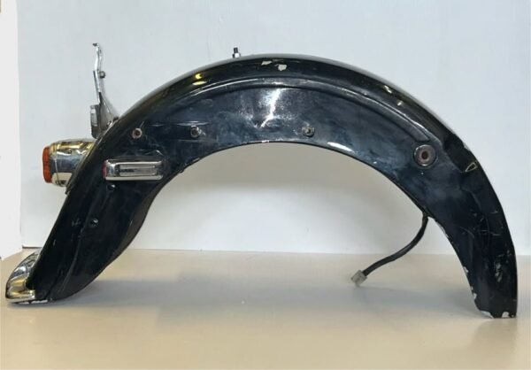 Harley Davidson Shovelhead FL Black Fender Liscence Plate Bracket