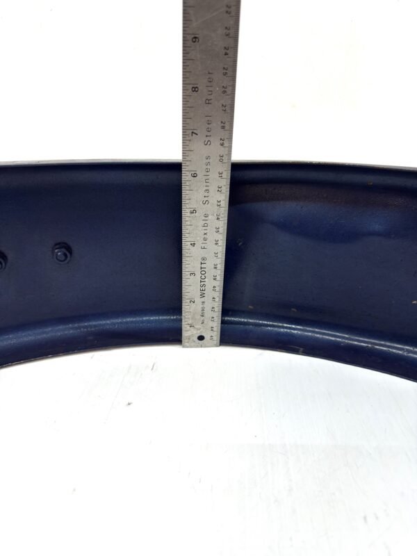 CH447 (8) Harley Custom Flat Fender 6" Blue