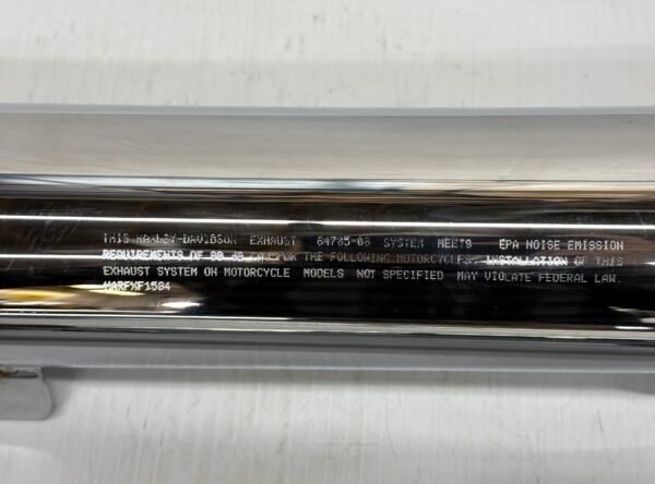 CH457 (5) OEM Harley Mufflers Chrome 64987-08, 64705-08 for 2008-17 Dyna
