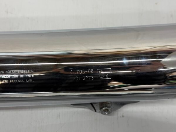 CH457 (6) OEM Harley Mufflers Chrome 64987-08, 64705-08 for 2008-17 Dyna