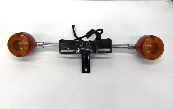 CH462 (1) Harley Turn Signals Relocation Bar and License Plate for Sportster Dyna