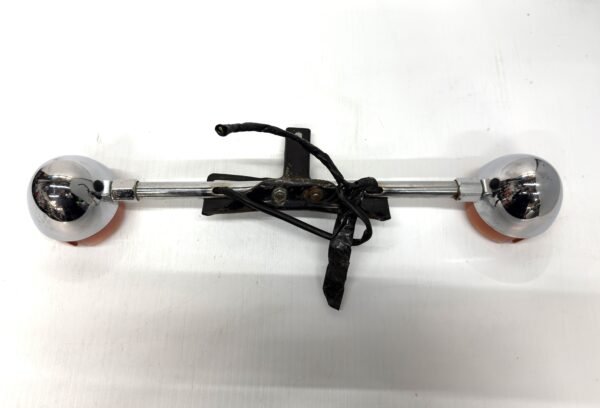 CH462 (2) Harley Turn Signals Relocation Bar and License Plate for Sportster Dyna