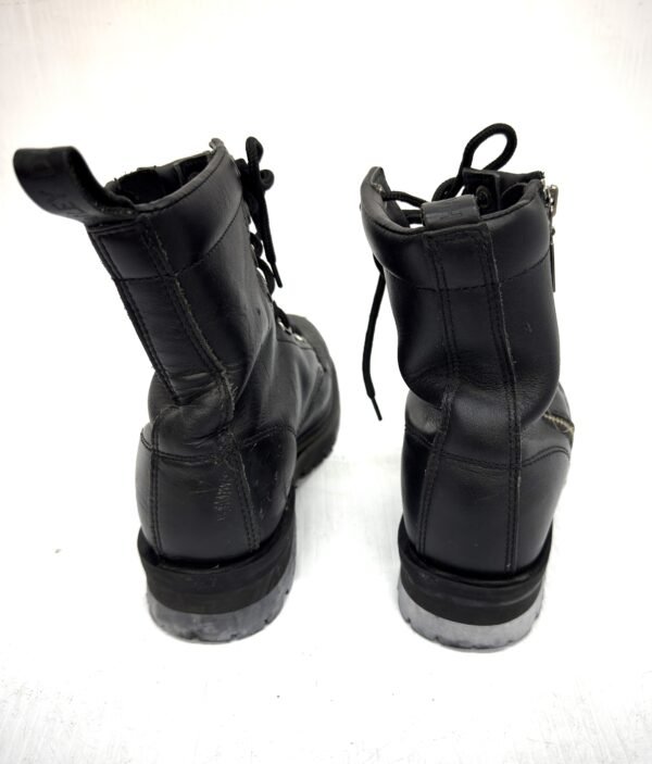 CH476 (2) Harley Davidson Black Leather Motorcycle Boots Size 8 82041