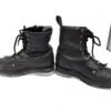 CH476 (5) Harley Davidson Black Leather Motorcycle Boots Size 8 82041