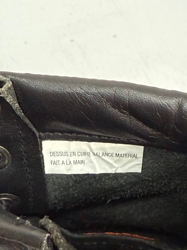 CH476 (6) Harley Davidson Black Leather Motorcycle Boots Size 8 82041