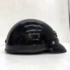 Vintage Harley Davidson Black Half Helmet Large
