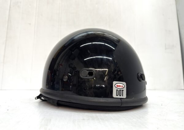 Vintage Harley Davidson Black Half Helmet Large