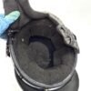Vintage Harley Davidson Black Half Helmet Large