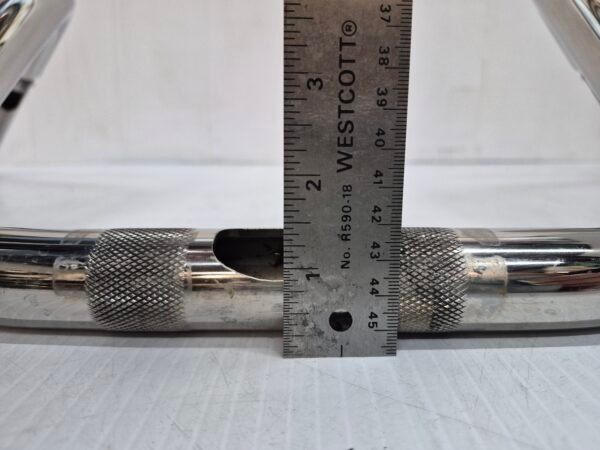 Harley 1.25" Handlebar 12" Rise, 30" Width Chrome for Fat Boy