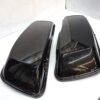 Upper Saddlebag Lids Saddle Bag Cover Black Quartz Set for Harley 2014-2024