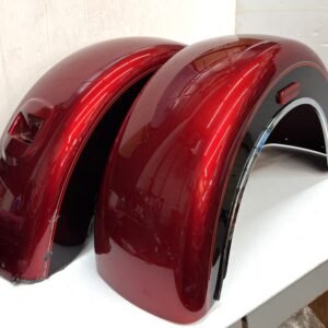 CH507 (1) OEM Harley Front and Rear Fender 83356-11 LH 83359-11RH Red/Black for 2009-2022 FLHTCUTGSE Tri Glide