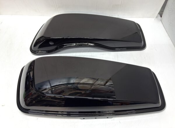 Upper Saddlebag Lids Saddle Bag Cover Black Set 90200413 90200411 for Harley 2014-2024