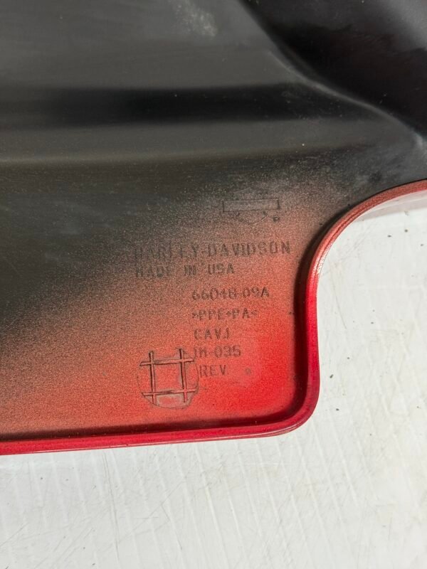 OEM Harley Right Side Cover Red 66048-09A for 2009-2023 Touring
