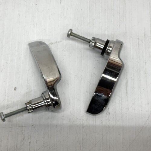 OEM Left and Right Chrome Saddlebag Latches handles for 2014-22 Touring