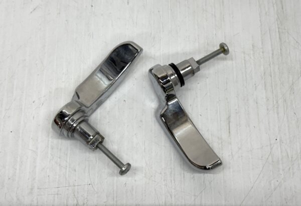 OEM Left and Right Chrome Saddlebag Latches handles for 2014-22 Touring