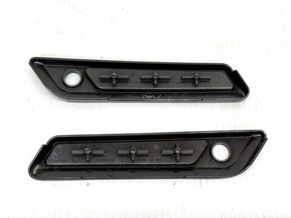 OEM Harley Saddlebag Latche Covers Grey 90200448 90200449