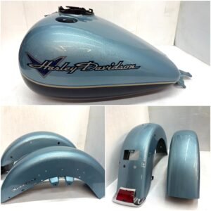 CH529 (1) Harley Road King Suede Blue Paint Set 2008-up