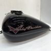 CH532 (3) OEM Harley Fuel Tank Vivid Black for Road King FLHR
