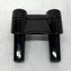1.25" Handlebar Risers 3" and Top Clamp Black for 00-17 Dyna Fat Bob
