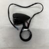 CH553 (1) Front Motorcycle Fork Turn Signal Black/Smoke