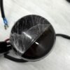 CH553 (2) Front Motorcycle Fork Turn Signal Black/Smoke